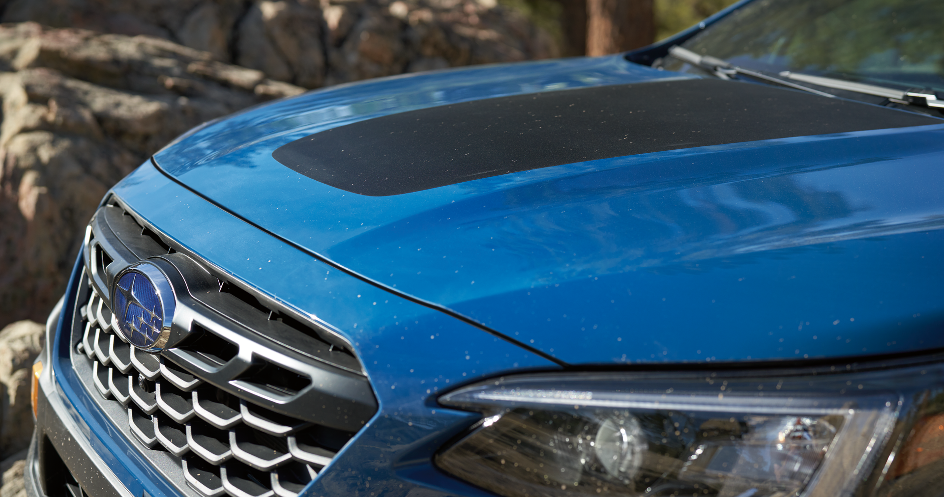 A close-up of the anti-glare hood design of the 2023 Outback Wilderness. | Subaru Superstore of Chandler in Chandler AZ