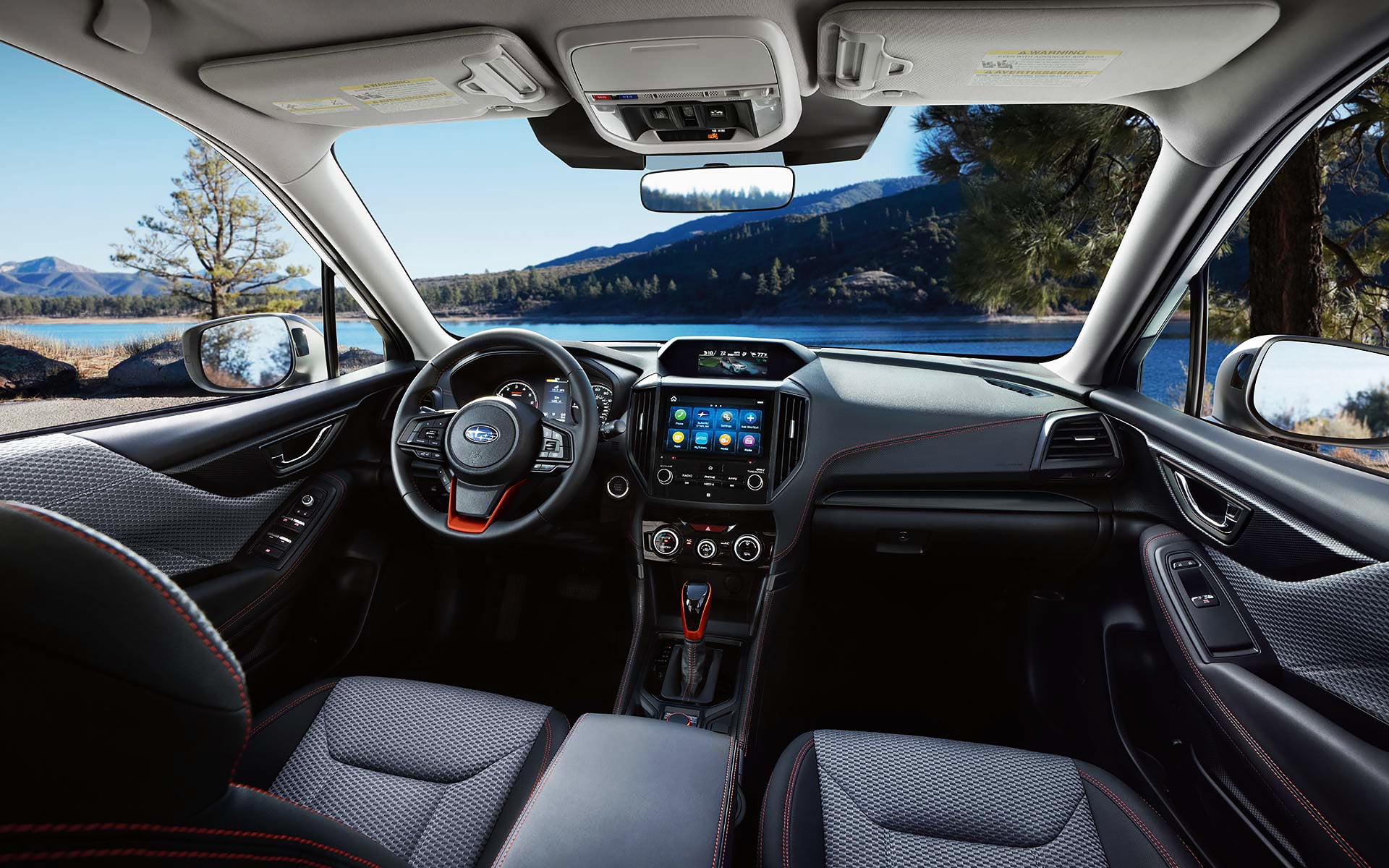 The interior and front dash of the 2022 Forester. | Subaru Superstore of Chandler in Chandler AZ
