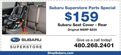 Subaru Seat Cover - Rear
