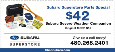 Subaru Severe Weather Companion
