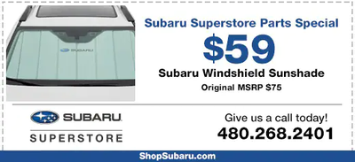 Subaru Windshield Sunshade